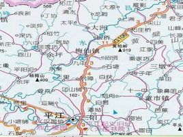 平江梅仙高铁站位置,平江县梅仙镇河堤修复