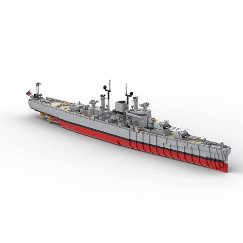 乐高德梅因美国巡洋舰拼装,乐高二战美德战役视频